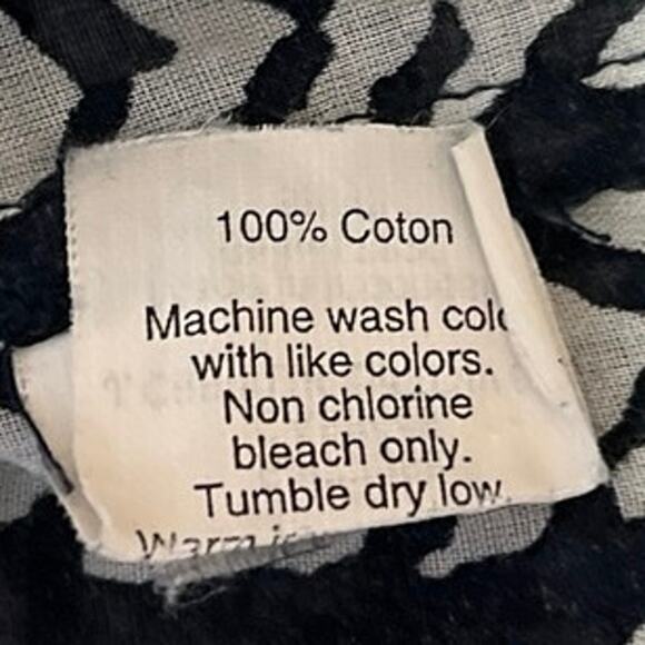 J. Crew Black White Chevron Striped Button Down Long Sleeve Tunic Blouse Top XS - Picture 4 of 4